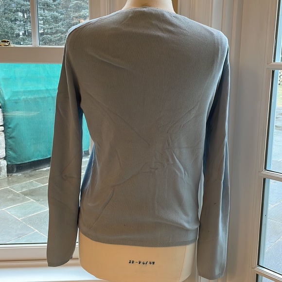 Bloomingdale’s Now Twin sweater set light blue cardigan & tank shell EUC vintage - Picture 5 of 13